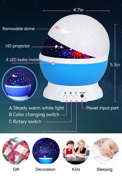 Starry Sky Night Light | Click Haven
