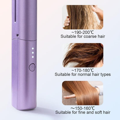 Click Haven™ Rechargeable Portable Hair Straightener Comb